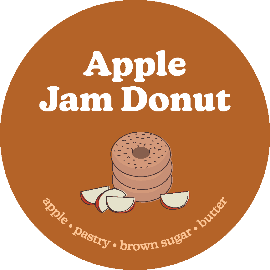 Apple Jam Donut Wax Melts  Happy Wax   