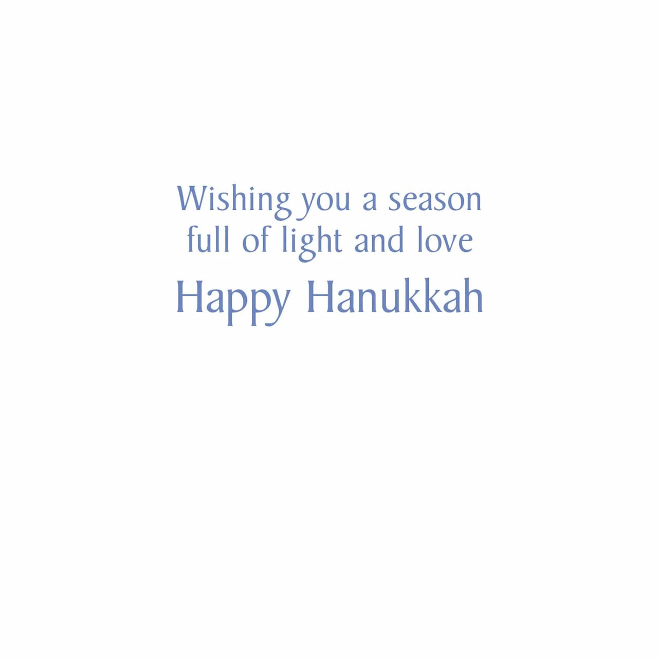 Menorah And Stars - Hanukkah - Boxed Holiday Cards  Caspari   