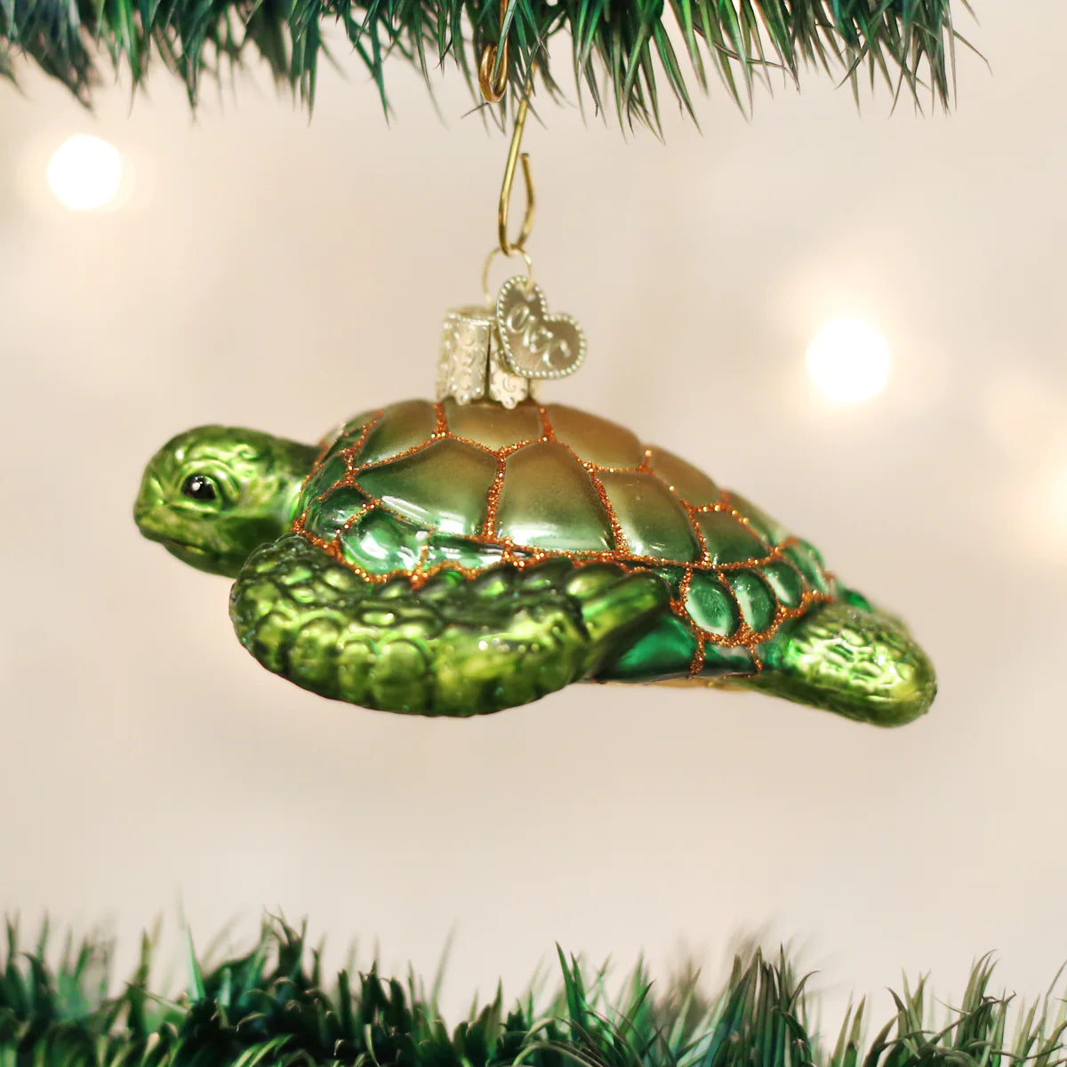 Green Sea Turtle Ornament  Old World Christmas   