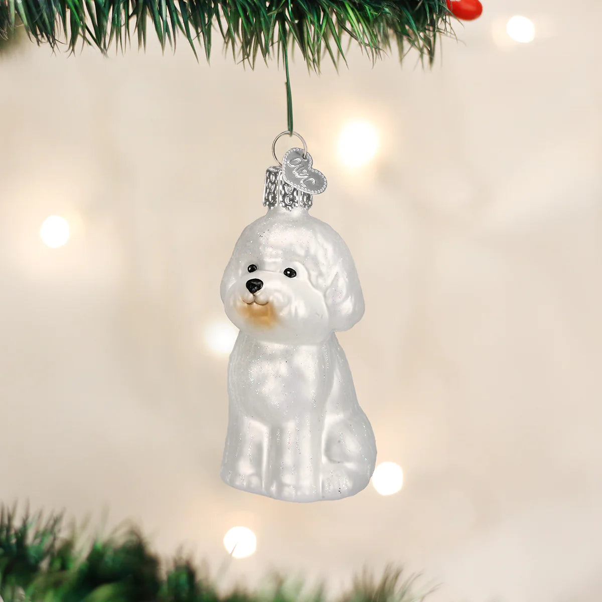 Bichon Frise Ornament  Old World Christmas   