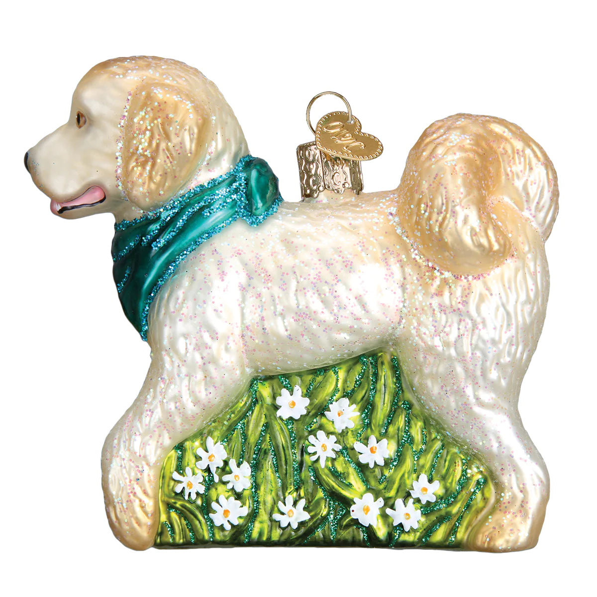 Doodle Dog Ornament  Old World Christmas   