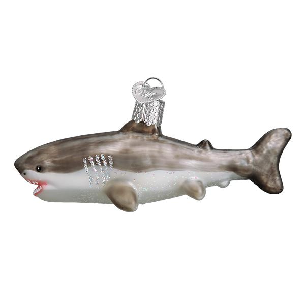 Great White Shark Ornament  Old World Christmas   