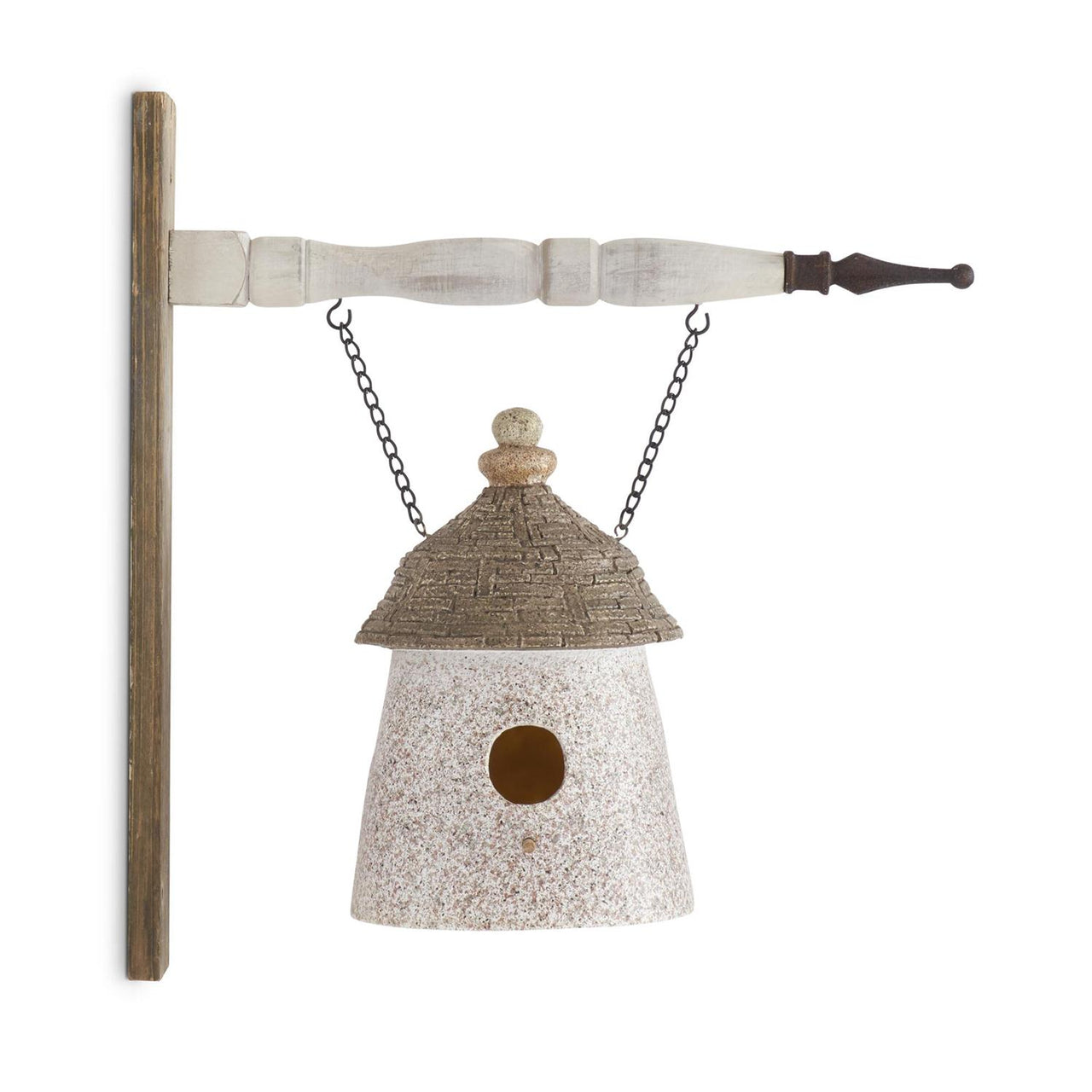 Stone Yurt Birdhouse w/Rope Hanger Arrow Replacement  K&K   