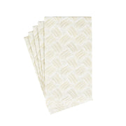 Guest Towel Napkin - Basketry Flax-Paper Linen  Caspari   