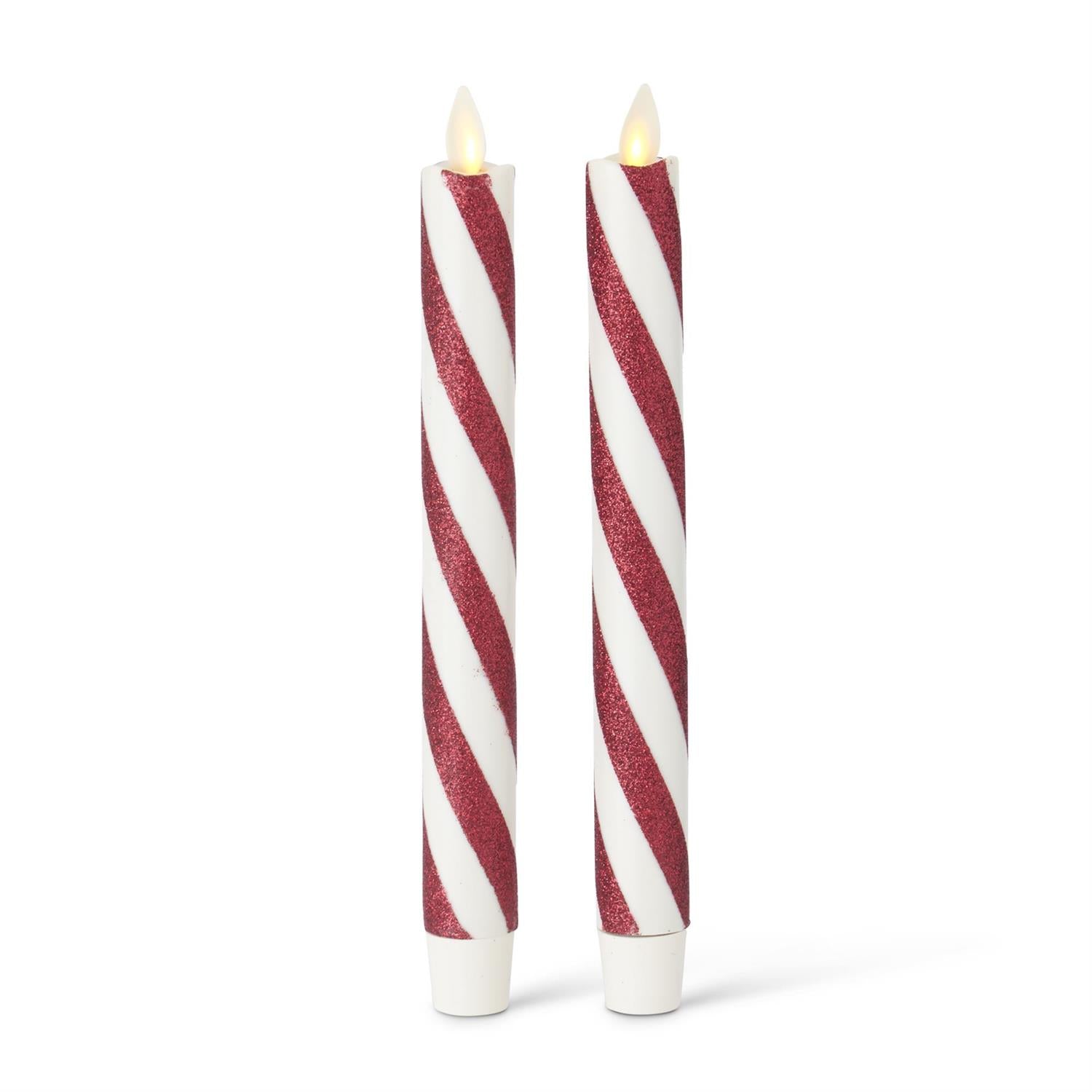 Red & White Wax Luminara Indoor Taper  K&K   