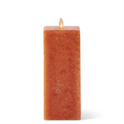 Luminara -  Indoor Flameless - Square Orange Flameless Candles K&K Large  