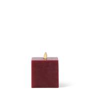 Red Wax Indoor Square Luminara Candle  K&K   