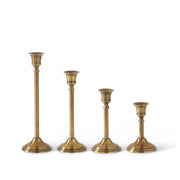 Slender Brass Metal Taper Candleholders  K&K   