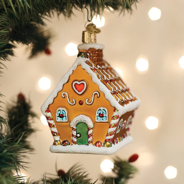 Sweet Gingerbread Cottage Ornament  Old World Christmas   