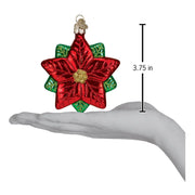 Poinsettia Star Ornament  Old World Christmas   