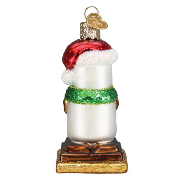 S'mores Snowman Ornament  Old World Christmas   