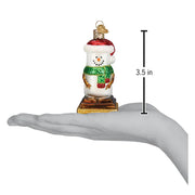 S'mores Snowman Ornament  Old World Christmas   