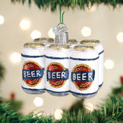 Six Pack Of Beer Ornament  Old World Christmas   