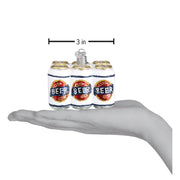 Six Pack Of Beer Ornament  Old World Christmas   