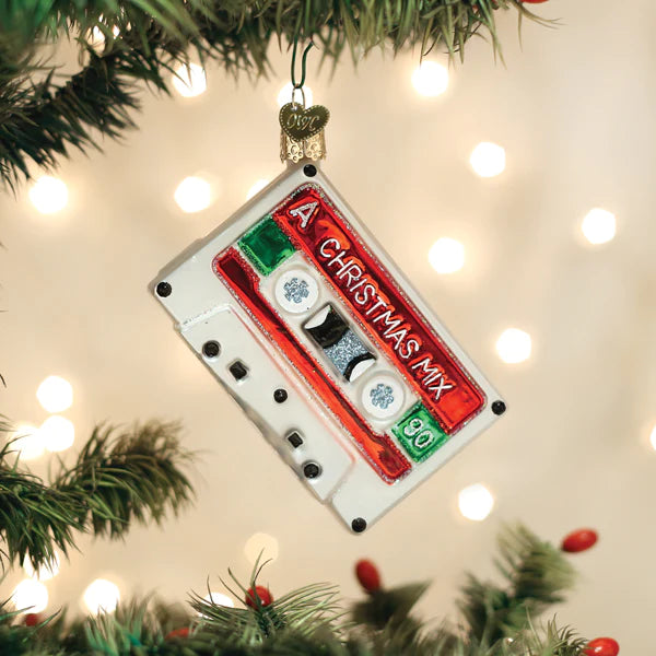 Christmas Mixtape Ornament  Old World Christmas   