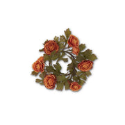 Orange Ranunculus Candle Ring  K&K   