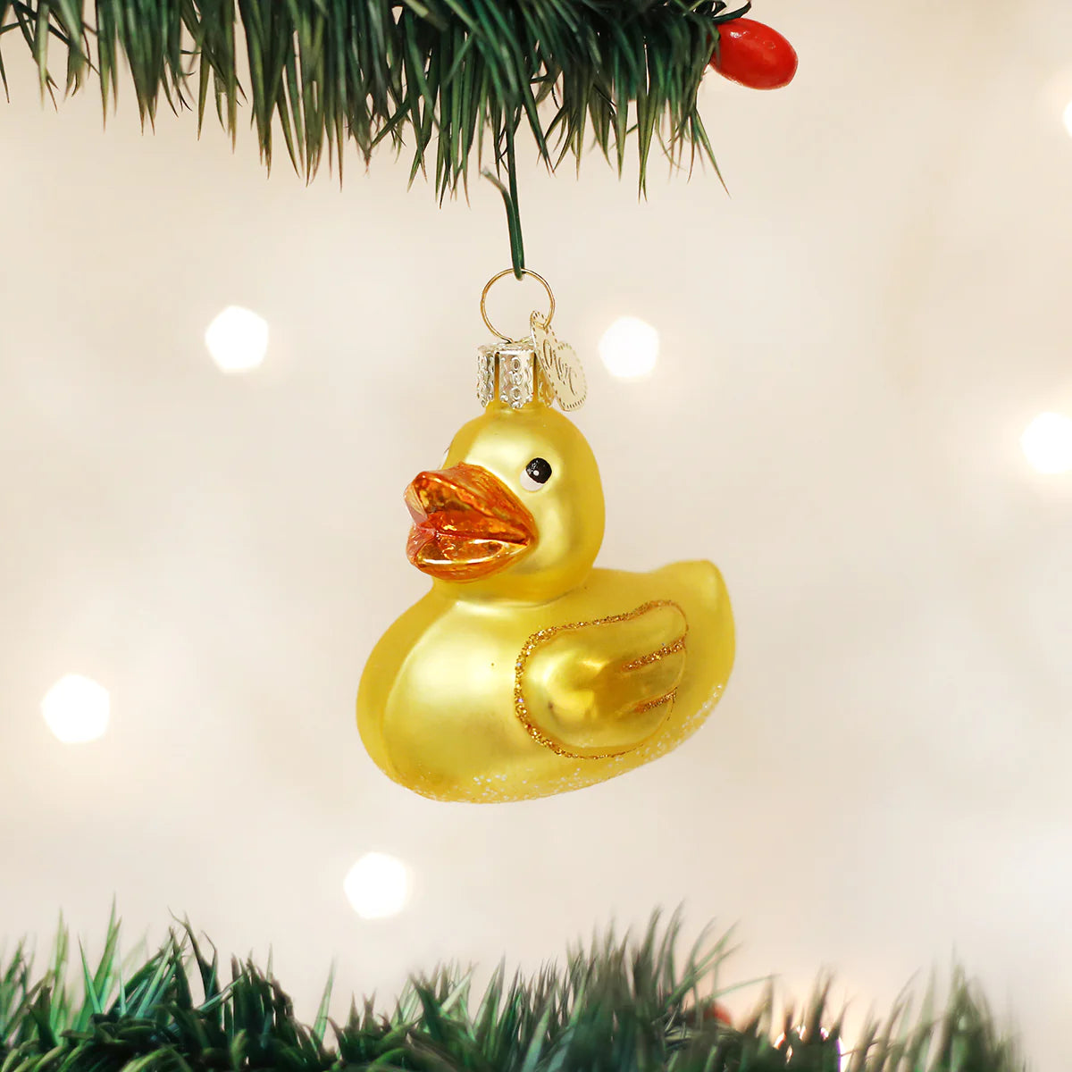 Rubber Ducky Ornament  Old World Christmas   