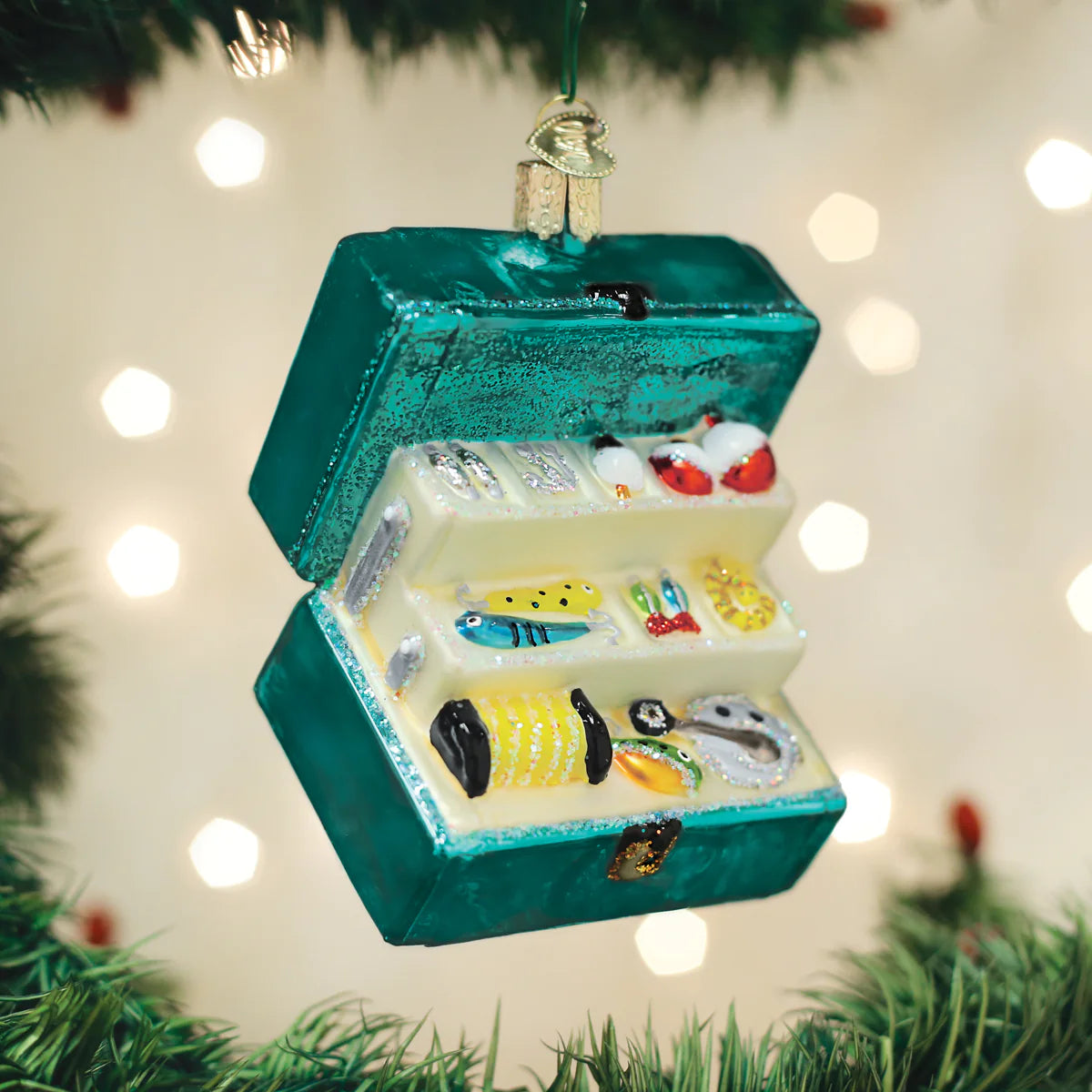 Tackle Box Ornament  Old World Christmas   