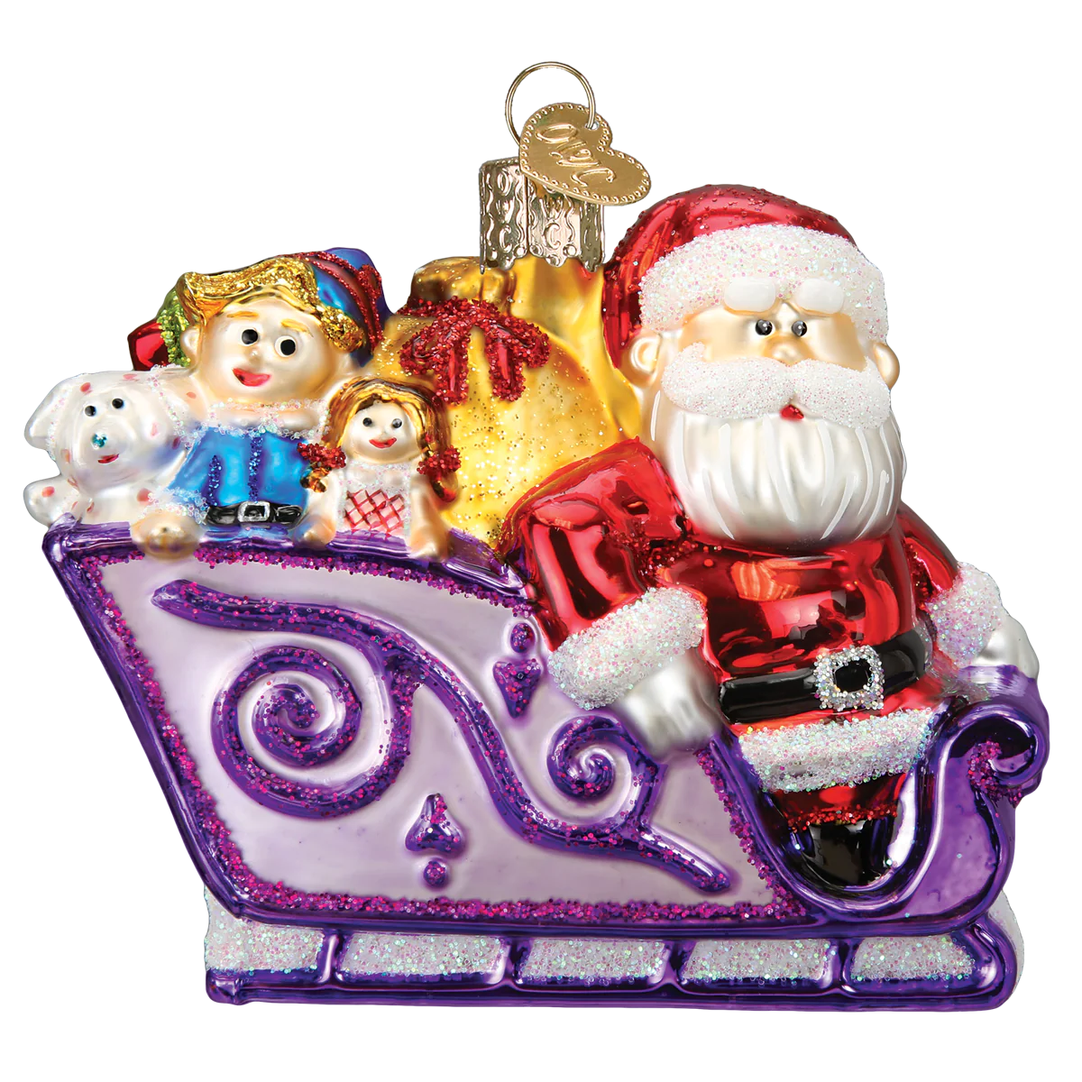 Santa And Friends Ornament  Old World Christmas   