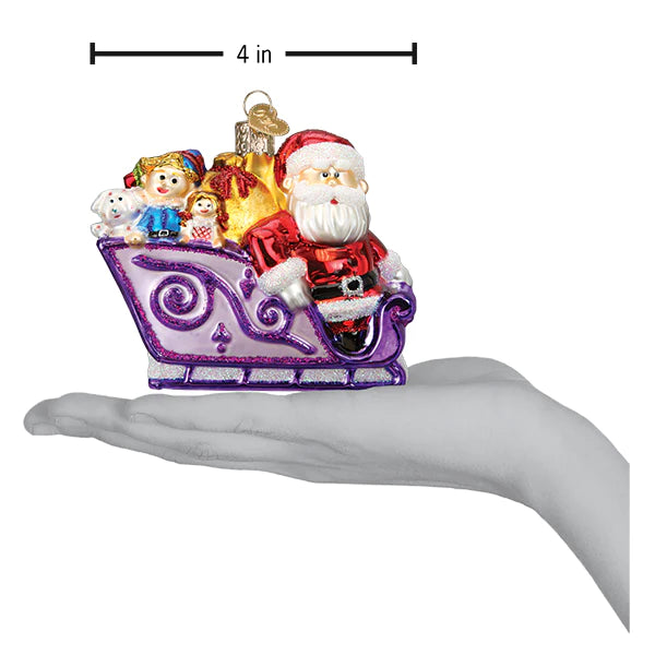 Santa And Friends Ornament  Old World Christmas   