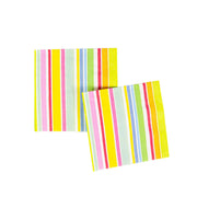 Cocktail Napkin - Cabana Stripe Bright  Caspari   