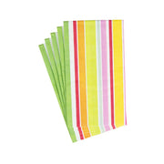 Guest Towel Napkin - Cabana Stripe Bright  Caspari   