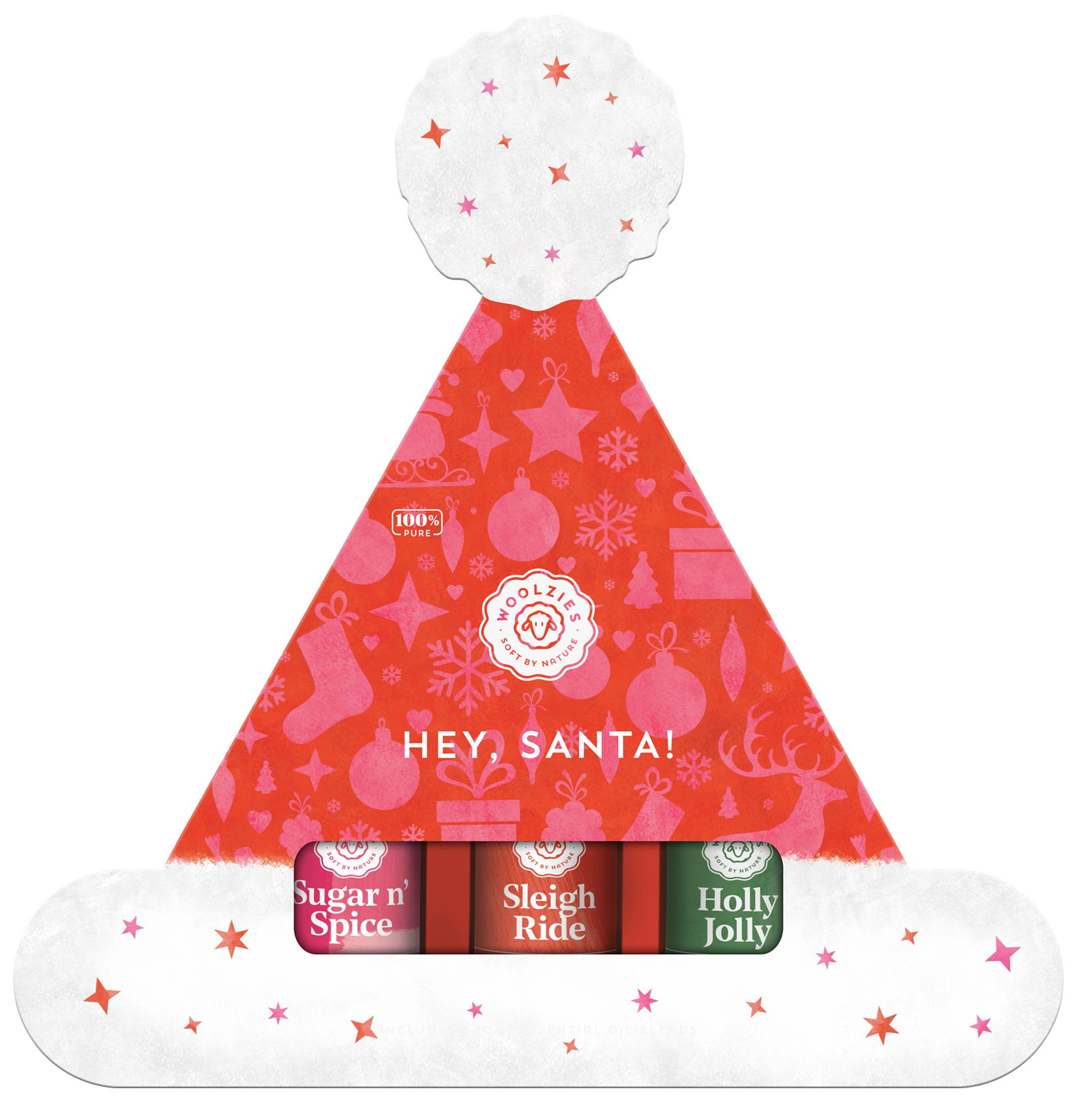 Hey, Santa! Essential Oil Set Of 3  Woolzies   