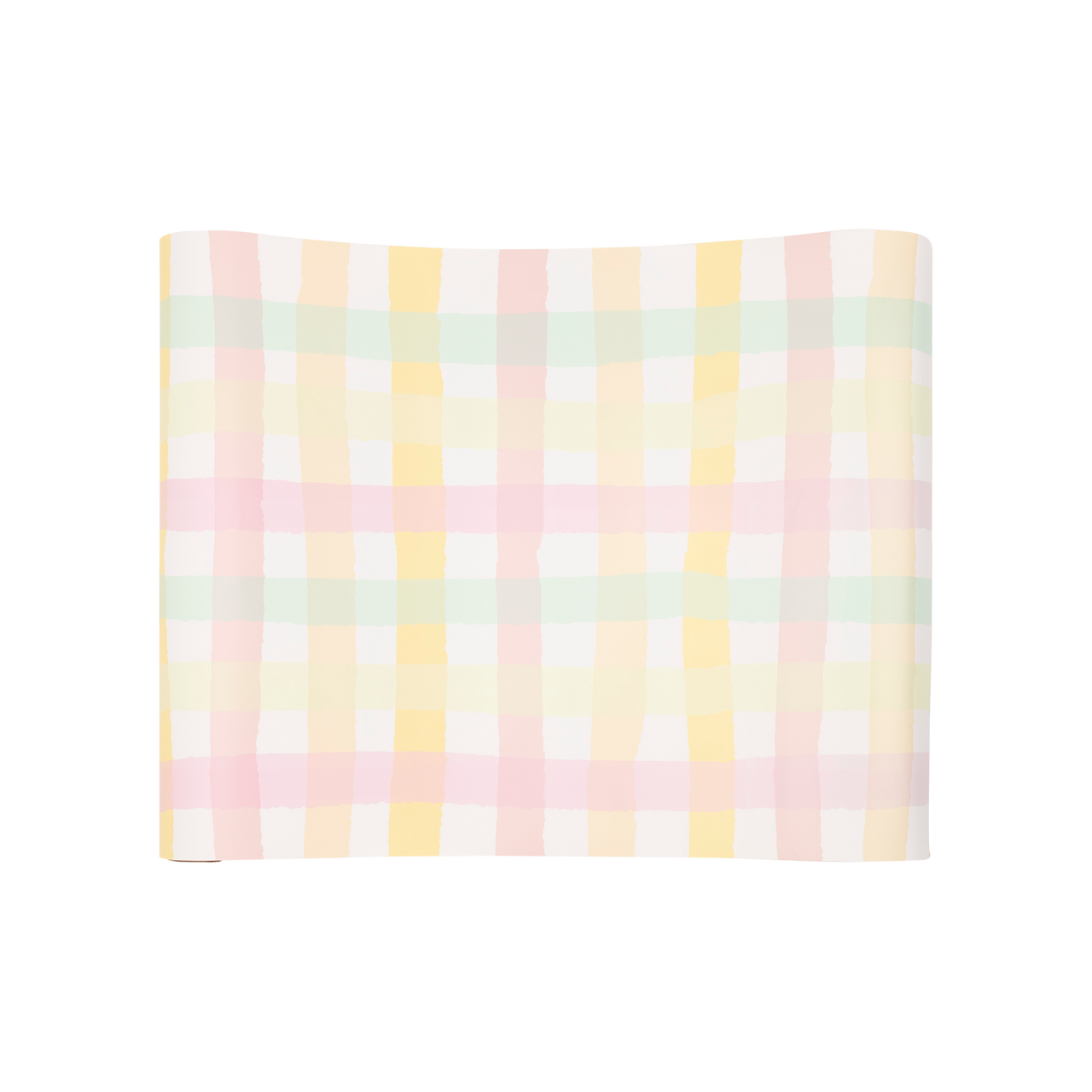 Spring Checks Paper Table Runner  My Mind’s Eye   