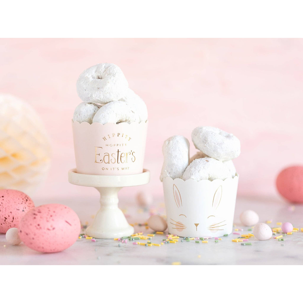 Gold Foiled Easter's On It's Way 5 oz Food Cups (50 pcs)  My Mind’s Eye   