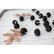 Felt Ball Garland, Black Adams Everyday Adams & Co.   