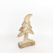 Mango Wood Cutout On Stand - Tree Adams Christmas Adams & Co.   