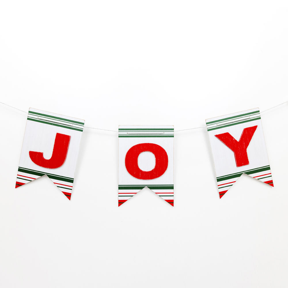 Reversible Wood Swag "Joy" Adams Christmas Adams & Co.   