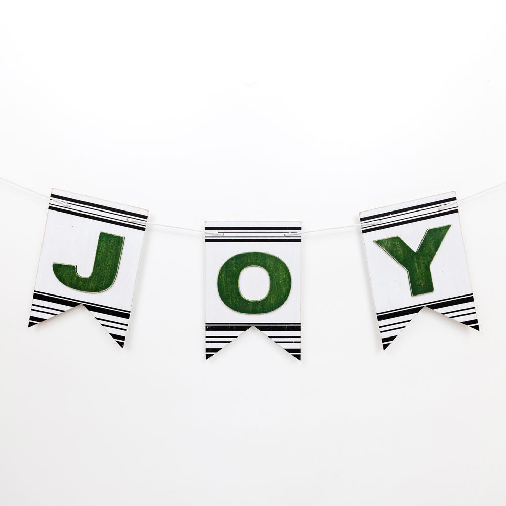 Reversible Wood Swag "Joy" Adams Christmas Adams & Co.   