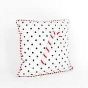 Reversible Stripe/Polka Dot Pillow - Candy Cane Adams Christmas Adams & Co.   