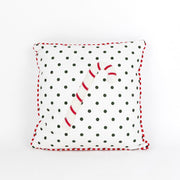 Reversible Stripe/Polka Dot Pillow - Candy Cane Adams Christmas Adams & Co.   