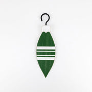 Double Sided Wood Ornament (Teardrop) White/Green Adams Christmas Adams & Co.   