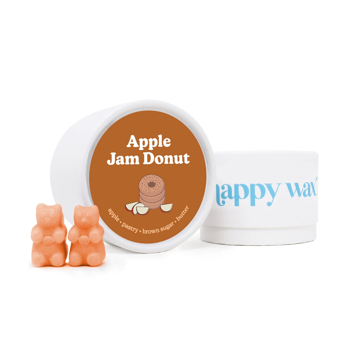 Apple Jam Donut Wax Melts  Happy Wax   