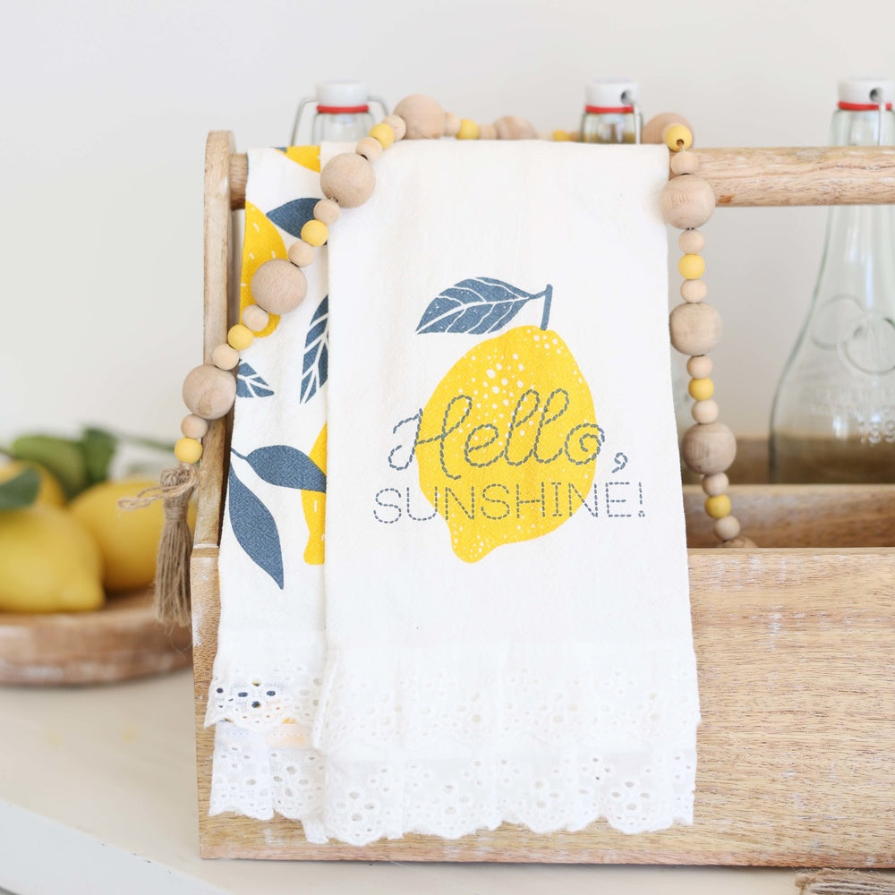 Dish Towel (Hello Sunshine) Lemon Adams Summer Adams & Co.   