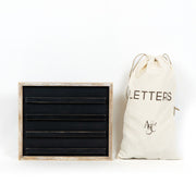 Letterboard Kit - Natural Brown Adams Ledgie Adams & Co.   