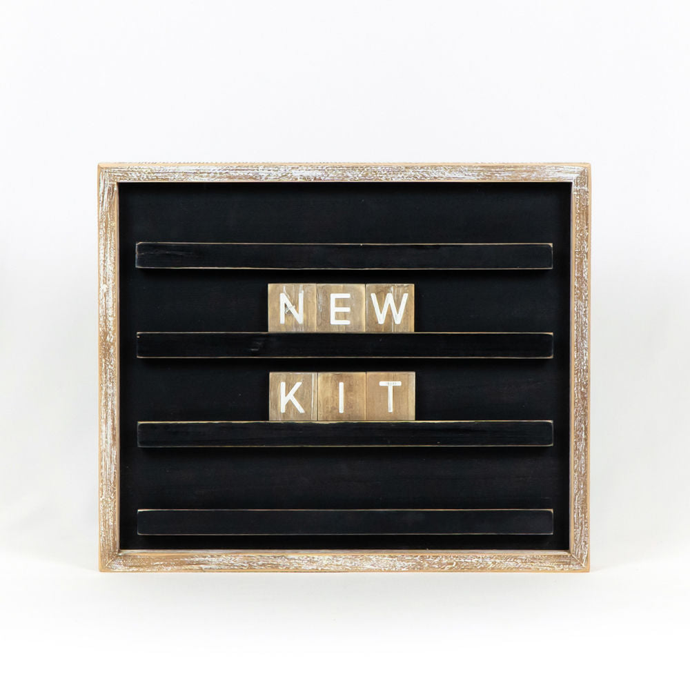 Letterboard Kit - Natural Brown Adams Ledgie Adams & Co.   