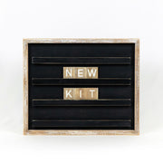 Letterboard Kit - Natural Brown Adams Ledgie Adams & Co.   