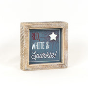 Red White & Sparkle Sign Adams Summer Adams & Co.   