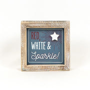 Red White & Sparkle Sign Adams Summer Adams & Co.   