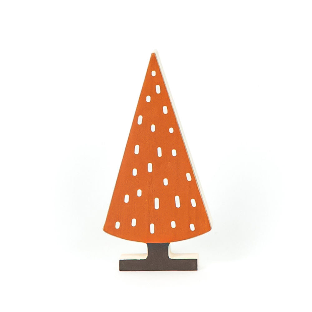 Reversible Wood Cutout Triangle Tree Adams Fall/Thanksgiving Adams & Co.   