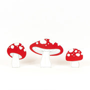 Set of 3 Mushrooms Adams Summer Adams & Co.   