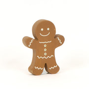 Chunky Wood Shape  (Gingerbread) Multicolor Adams Christmas Adams & Co.   