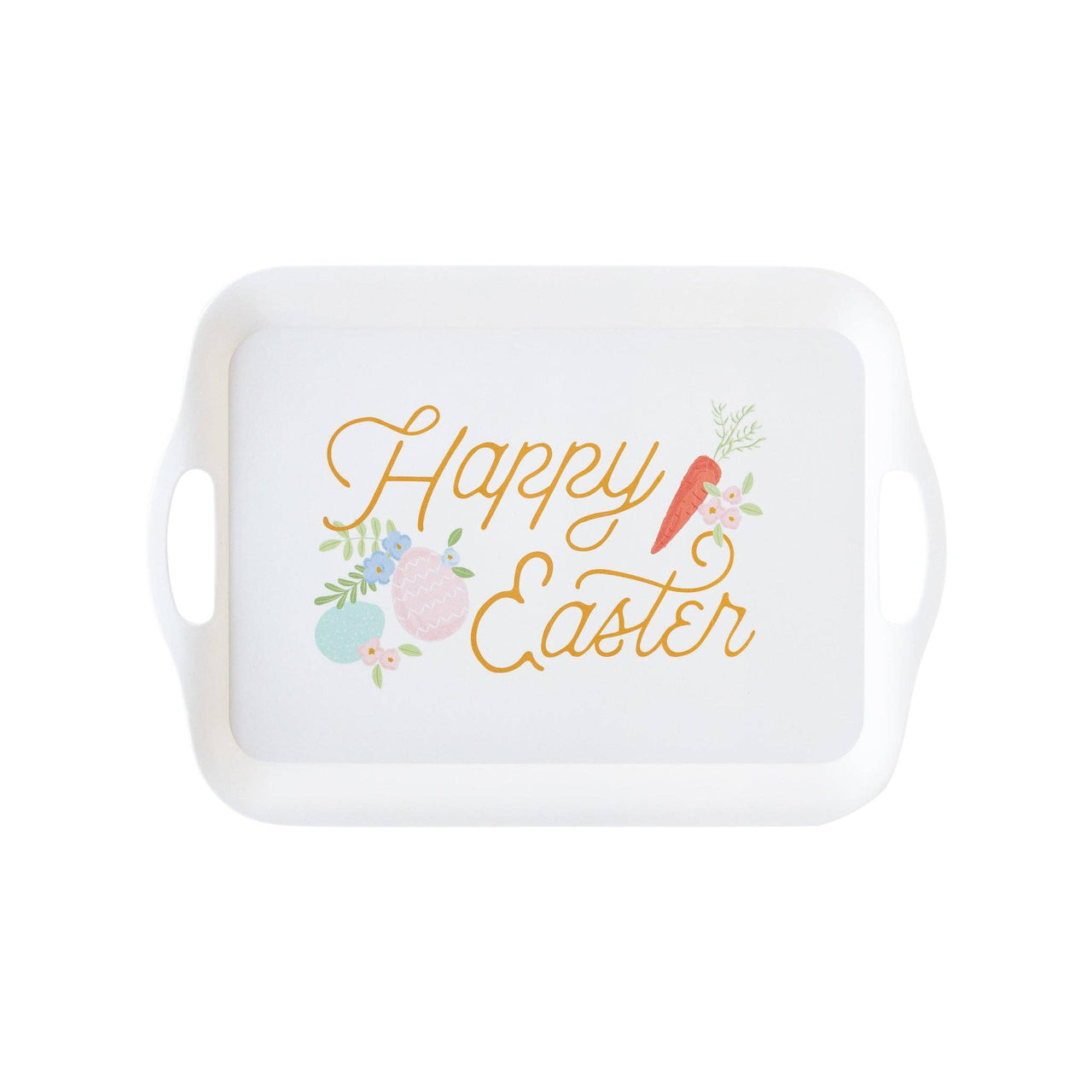 Happy Easter Reusable Bamboo Tray  My Mind’s Eye   