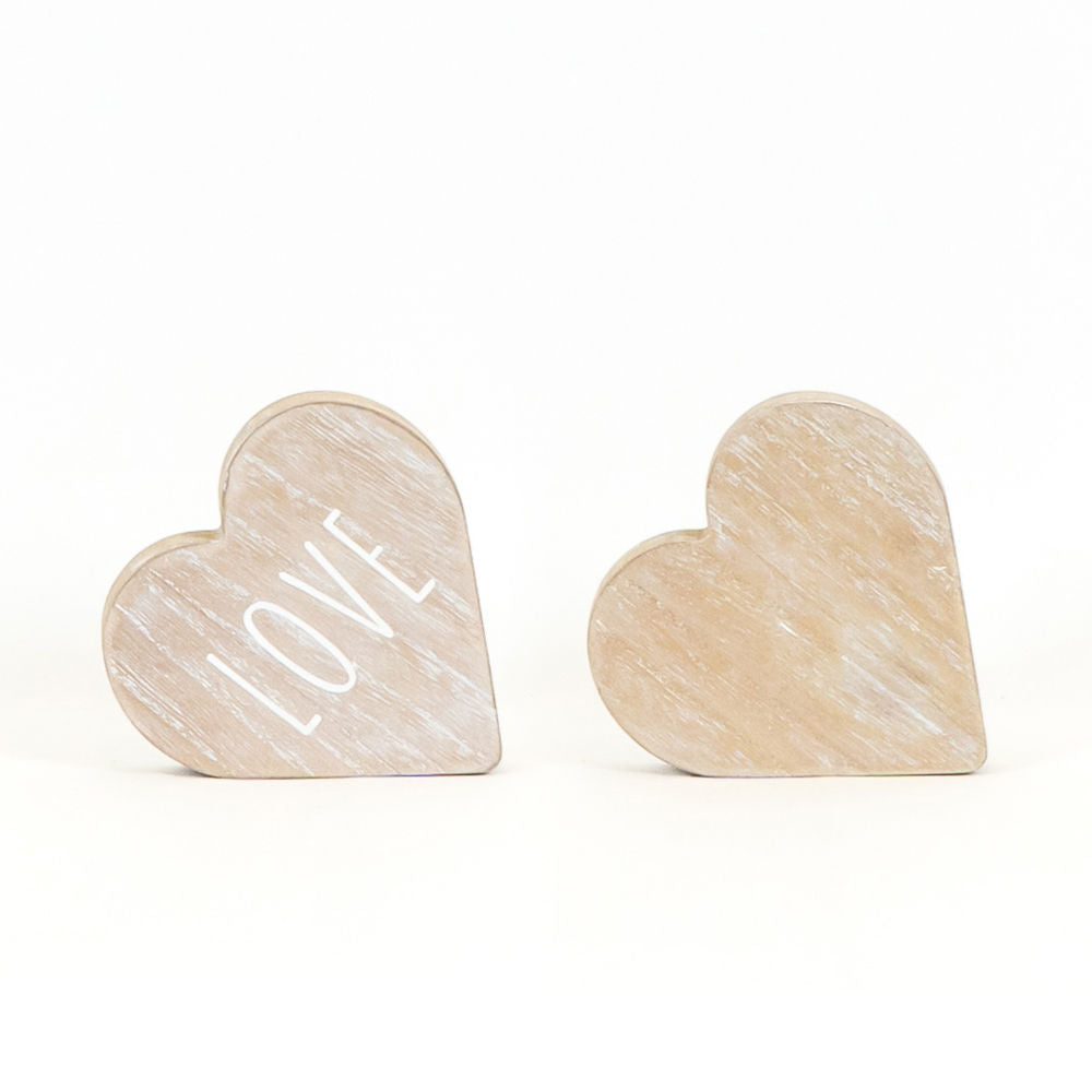 Wood Cutout (Heart) Natural +  Badams   