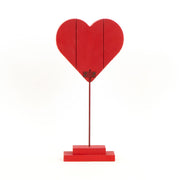 Wood Cutout On Stand (Xoxo) Red/White Adams Valentines Adams & Co.   