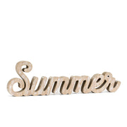 Natural Wood Cutout (Summer) Adams Summer Adams & Co.   